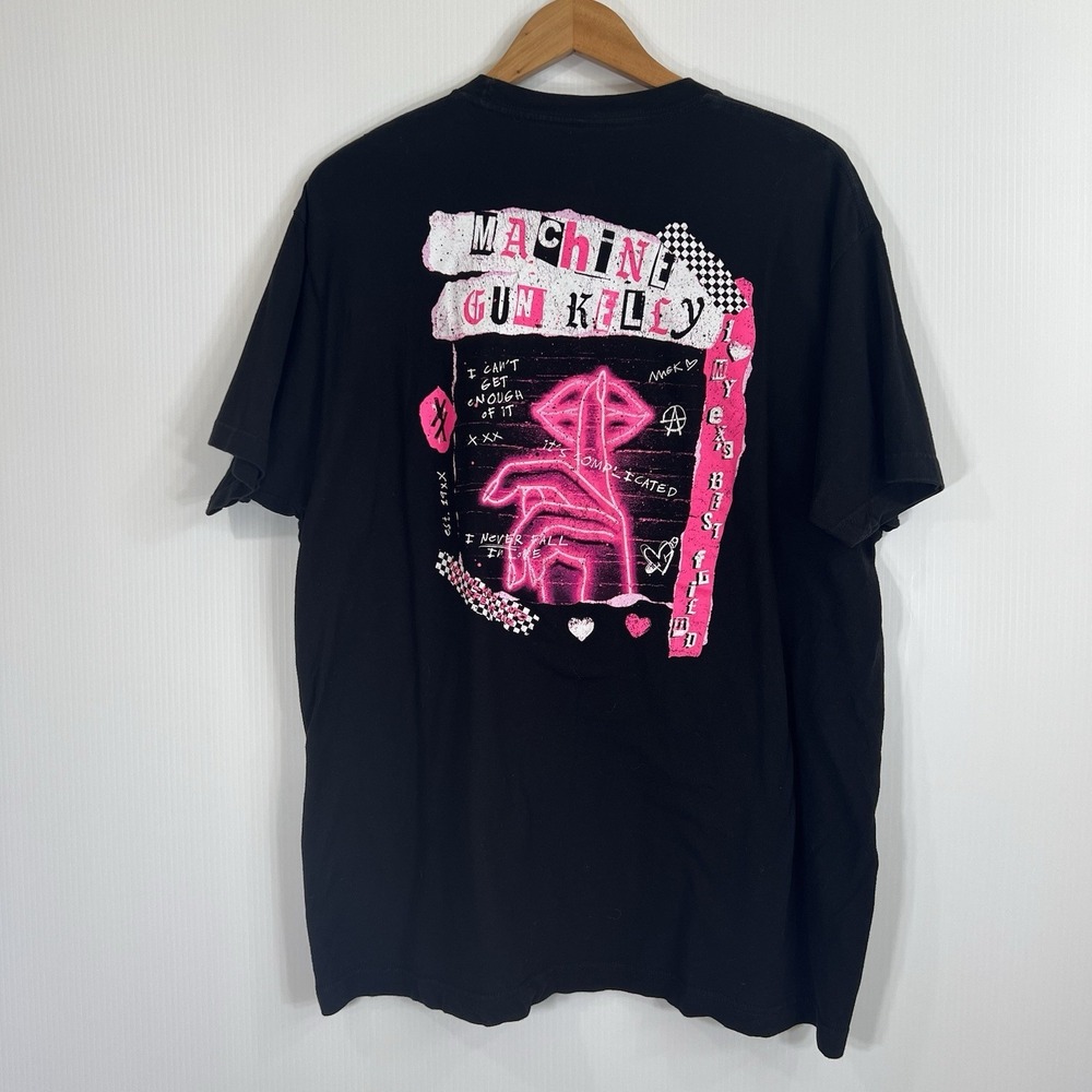 Machine Gun Kelly T-Shirt Men's Size XL Black Pink Short Sleeve 100% Cotton - Picture 3 of 7